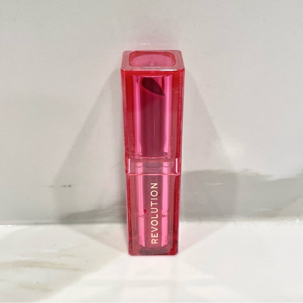 π 5/$25 NEW Revolution Mood Switch Aura Lip Balm (Cherry Red)